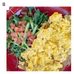 Salut Bar And Grill Scrambled Eggs Breakfast