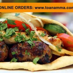To Anamma Nicosia Mix Souvlakia In Pitta Bread